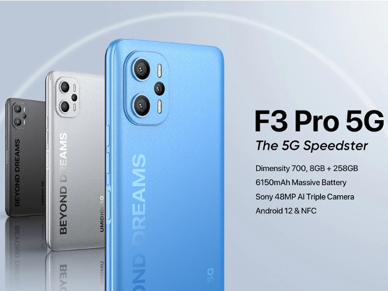 Umidigi F3 Pro 5g 新製品情報 大人気fシリーズの最上位モデルが発売 F3シリーズ比較あり ガジェチェス